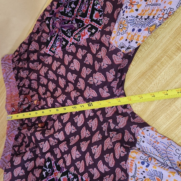 HIPPIE FOREVER Handmade Patchwork Handkerchief Pants, size OS - Picture 8 of 10